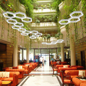 Lámpara Colgante LED Hexagonal de Metal, Minimalista, Luminaria, Lamparas - Product Image 5