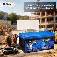 Batterie de chariot élévateur au phosphate de fer et de lithium (LFP) de qualité A, 48V 200AH, pour la manutention des matériaux, longue durée de vie, conforme aux normes UN38.3, CE, RoHS, MSDS, fabriquée en usine