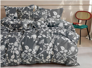 Juego de Funda Nórdica de Algodón Lavable Ecológico de Alta Calidad, Estampado 3D de Plantas por Sublimación, 200 Hilos, Estilo Europeo-Americano, Tejido para el Hogar 40 - Product Image 5