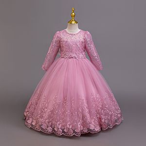 All'ingrosso In-Stock per bambini abito In pizzo a maniche lunghe <span class=keywords><strong>farfalla</strong></span> abito <span class=keywords><strong>da</strong></span> passerella per ragazze regalo di natale - Product Image 6