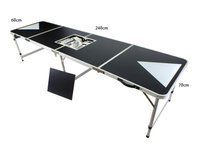 Table pliable de bière en plein air, impression personnalisée de ustensile à bière