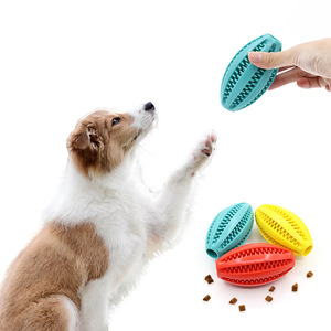 Dayanıklı, Çevre Dostu TPR Etkileşimli Köpek Çiğneme Oyuncak Topu, Diş Temizliği, Egzersiz ve Anksiyete Giderici - Product Image 5