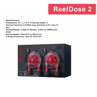 Bomba Dosificadora Inalámbrica RedSea ReefDose de 2/4 Canales, Bomba de Titulación, Adición Cuantitativa Automática para Oligoelementos en Acuarios Marinos