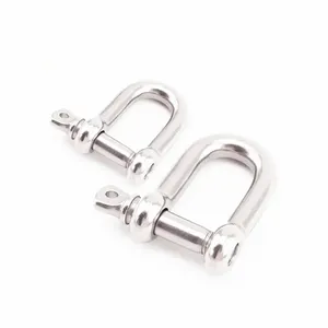 Reliable Quality Brass D Shackle Iron Insulator Bow Best D Ring Shackle