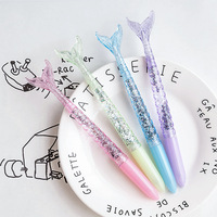 Stylo neutre créatif et coloré avec placage laser, stylo signature rose, stylo à bille cœur de fille
