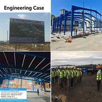 Bâtiment préfabriqué en acier pour élevage de volailles, hangar pour bétail, entrepôt, acier au carbone Q355, durable, facile à assembler, directement de l'usine