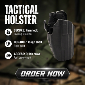 Funda Táctica Universal de Alta Calidad para Pistolas 92, 1911, G17, 19, de Nailon y Polímero para Cinturón - Product Image 1