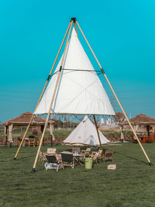 Tente <span class=keywords><strong>de</strong></span> décoration extérieure <span class=keywords><strong>de</strong></span> luxe Tente <span class=keywords><strong>de</strong></span> fête d'événement Safari Camping bambou <span class=keywords><strong>Tipi</strong></span> cône tente toile Boho <span class=keywords><strong>tipi</strong></span> pour la fête - Product Image 6