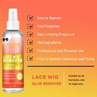 Vente en gros d'extensions de cheveux spray de colle et dissolvant pour perruques en dentelle ruban adhésif pour enlever les perruques grande taille dissolvant adhésif de liaison