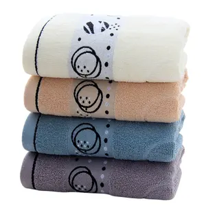 Jacquard Thicken Absorb Tater Cotton Towels Household Daily Use Hotel Bathroom Towels