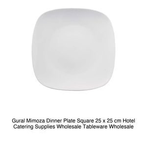 Mimoza Square Flat <b>Plate</b> 25 × 25 cm Gural -12- Mmz29 - Product Image 2