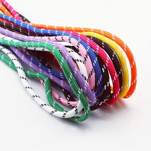 Lacets de chaussures en polyester épais de haute qualité, monocouche, 8 mm de large, lacets plats colorés pour baskets, qualité de course, paire - Product Image 4