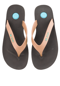 Chanclas Huk para Hombre, Suela Gris, Tira Beige, Antideslizantes, EVA, para Verano y Exteriores - Product Image 5