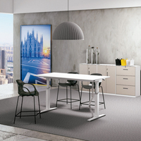 Vente en Gros de Meubles Assis à Debout Table d'Ordinateur Levante de Bureau Bureau Électrique à Hauteur Réglable