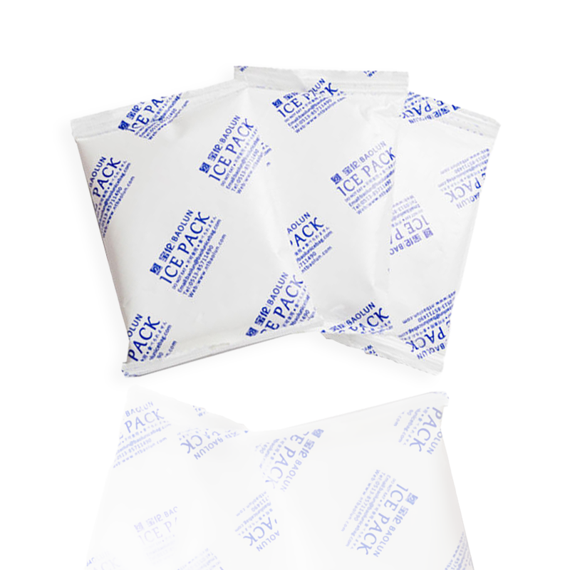 Baolun JN100 Portable Gel Ice Pack Food Grade Non-Toxic Reusable Printed Letter Design for Cooling Foods