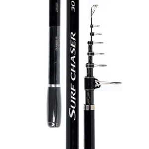 Canne à pêche télescopique Shimano Surf Chaser 6m en fibre de carbone, action moyenne rapide, pour la pêche en eau salée - Product Image 5