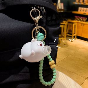 New Arrivals Cute Japanese Anime Bubble Blowing Animal Personalized <b>Key</b> <b>Chain</b> Bag Pendant Accessories Creative Gifts Keychain - Product Image 3