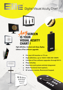 Tragbare Sehtesttafel in kommerzieller Qualität mit LCD-Display - Passend für alle Bildschirmgrößen, digitale Sehschärfetafel für Händler - Product Image 6
