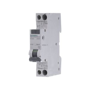 Siemens RCBO 1P + N 30Ma 16A ประเภท AC 230V ดิฟเฟอเรนเชียลเบรกเกอร์5SV1316-6KK16 - Product Image 1