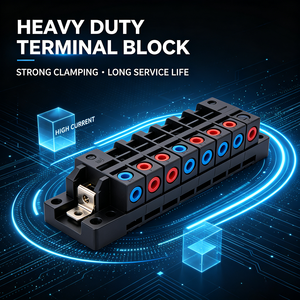 Bloc de bornes à visser sur rail DIN pour connexion de fils, idéal pour le câblage des armoires électriques - Product Image 6