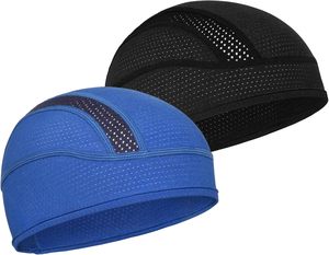 Skull Cap Helmet Liner Beanie Se adapta a los cascos Cooling Mesh Ciclismo Running Hat para hombres y mujeres - Product Image 4