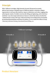 เครื่องยกกระชับใบหน้า HIFU 7D แบบสองหัวจับ รุ่นขายดีประจำปี 2026 พร้อมหัวเปลี่ยน 7 ชิ้น สำหรับดูแลผิวหน้า (ปลั๊กแบบ EU) - Product Image 3