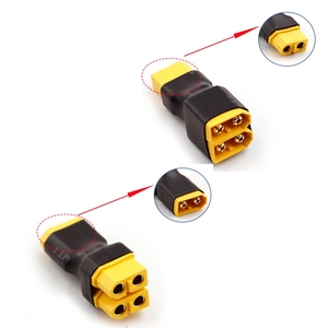 อะแดปเตอร์แบตเตอรี่ลิเธียม RC แบบขนานและอนุกรม XT60 1 ตัวเมียเป็น 2 ตัวผู้ 2 ตัวผู้เป็น 1 ตัวเมีย 35A หัวแปลง XT90 XT60-F XT60-M - Product Image 1