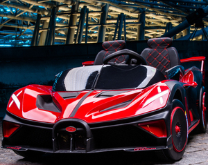 Coche eléctrico para niños pequeños con ruedas suaves Canciones educativas para juegos en el patio trasero - Product Image 6