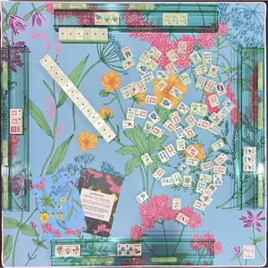 Century FactoryDesigner Garden Glow Juego de Mahjong Americano Personalizado con Perlas Matcha, Fichas de Acrílico de Lujo para Coleccionistas, Juego Elegante <span class=keywords><strong>Nig</strong></span> - Product Image 6