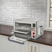 Four électrique professionnel à convection de 24 L, idéal pour la cuisson domestique, les toasts et la friteuse à air chaud