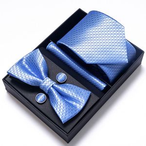Ensemble cravate et foulard carré de marque pour homme, idéal pour le bureau, les affaires, les événements et les cadeaux pour père - Product Image 3