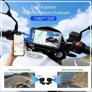 Gallop Sprite 6 pouces Carplay Moto DVR GPS Navigation IPX7 Étanche Sans Fil Android <span class=keywords><strong>Auto</strong></span> WiFi Carte Mondiale 1 An - Product Image 6