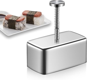 Molde para <span class=keywords><strong>Musubi</strong></span> de Acero Inoxidable, Antiadherente, Kit de Prensa para Hacer <span class=keywords><strong>Musubi</strong></span>, Molde para Onigiri para Niños, Bento - Product Image 1