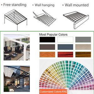 Clearview Bioclimatic ההאפלה נשלף חופה הלובר Pvc בד סוכך פרגולה - Product Image 4