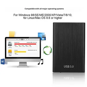 Nuevo <span class=keywords><strong>Disco</strong></span> Duro Portátil <span class=keywords><strong>de</strong></span> <span class=keywords><strong>Estado</strong></span> Sólido 2509 para Comercio Exterior Transfronterizo, 128 TB, USB 3.0, Carcasa <span class=keywords><strong>de</strong></span> Metal, 2.5 Pulgadas, 5400 RPM, 16 MB <span class=keywords><strong>de</strong></span> Caché - Product Image 4
