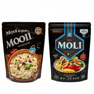 Impression personnalisée à haute température Emballage de pochette sur support de cornue à 121 degrés étanche à l'humidité pour logo de soupe de sushi gelée prêt à manger - Product Image 1