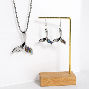 Hawaiian <strong>Jewelry</strong> <strong>Wholesale</strong> Samoa <strong>Hot</strong> Sale Silver Plated Alloy Fishtail Necklace Earrings Set <strong>Wholesale</strong> <strong>Jewelry</strong> <strong>Supply</strong> - Product Image 3