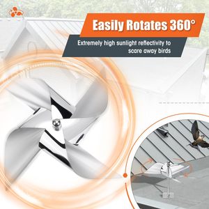 Ahuyentador de Aves Reflectante de Grado Industrial N60 Personalizable con Soporte OEM, Dispositivo Giratorio para Disuadir Aves en Todas las Condiciones Climáticas - Product Image 4