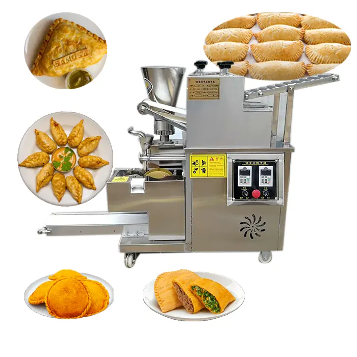 Elektrikli ticari otomatik hamur yapma makinesi ev pelmeni yapma makinesi ev kichen hindistan pasta samosa makin için