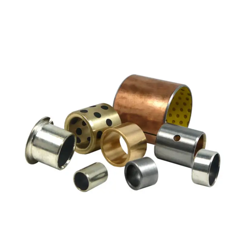 Kim Loại Thép Mạ Kẽm Trượt Bushing Shaft Sleeve Brass Pin Bushing Bearing/Thép Dựa Hợp Kim Đồng Bush/Plain Bush