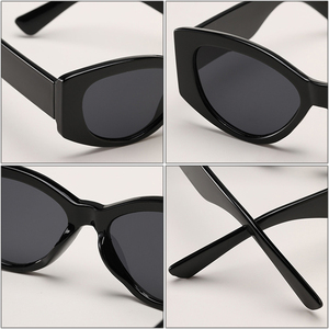 Kính Râm Hình Vuông Da Báo Cổ Điển Thời Trang Theo Yêu Cầu Logo 2022 Kính Râm Mắt Mèo Gọng Lớn UV400 Cho Nữ - Product Image 6