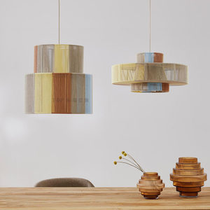Lustre de style bohème rond E27 à six têtes, lampe à économie d'énergie pour la maison, le salon et la salle à manger - Product Image 1