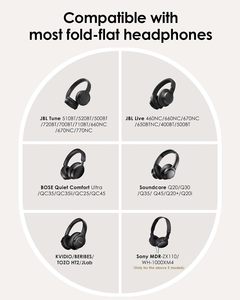 Étui rigide pour écouteurs JBL Tune 520BT/ 510BT/ 500BT/ 720BT/ <span class=keywords><strong>Bose</strong></span>/ Soundcore Anker/ BERIBES/ KVIDIO/ TOZO/ JLab - Product Image 2