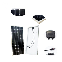 Vente en gros 12v 5W 10w 20w 30w 35w 50w Prix du panneau solaire en verre de silicium polycristallin Module solaire photovoltaïque