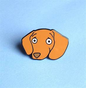 Hamburguesa de dibujos animados esmalte duro pin perro caliente <span class=keywords><strong>gourmet</strong></span> de metal pin venta - Product Image 6