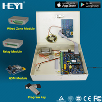 Sistema de Alarma de Seguridad Inalámbrico para Hogar y Fábrica con Sirena, Luz Estroboscópica, Panel Metálico GSM/IP, Energía Solar, Resistente al Agua, Control por Aplicación