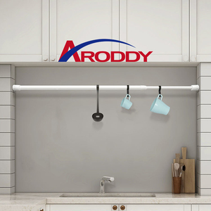 ARODDY 40-70cm Varilla <span class=keywords><strong>de</strong></span> tensión corta blanca Poste telescópico barato Ventana <span class=keywords><strong>de</strong></span> armario ajustable Material ABS Diseño simple Estilo Primavera - Product Image 1