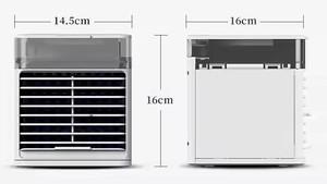 2025 Xách Tay Mini Làm Mát Không Khí Fan Nhỏ Nước Máy Tính Để Bàn Cooler Fan Với 500Ml Làm Bằng Nhựa - Product Image 4