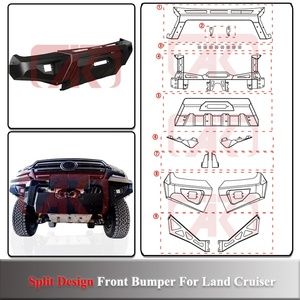 Thanh Cản Trước Tương Thích Với Tời Tốt Nhất Cho Toyota Land Cruiser <span class=keywords><strong>200</strong></span> <span class=keywords><strong>Series</strong></span> Lc200 2008-2015 2016 + - Product Image 4