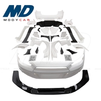 Kits de carrosserie complets en fibre de carbone style Vrs Ultimate Ver 2 pour Mitsubishi Lancer Evolution Evo X 2008-2016